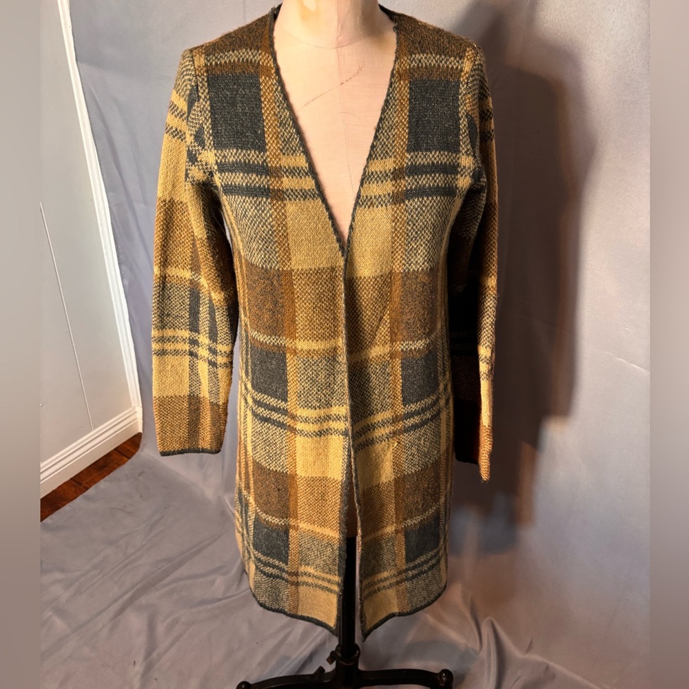 Plaid Peacoat